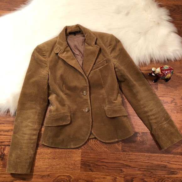 Theory Jackets & Blazers - Theory cream corduroy power blazer jacket Sz 2